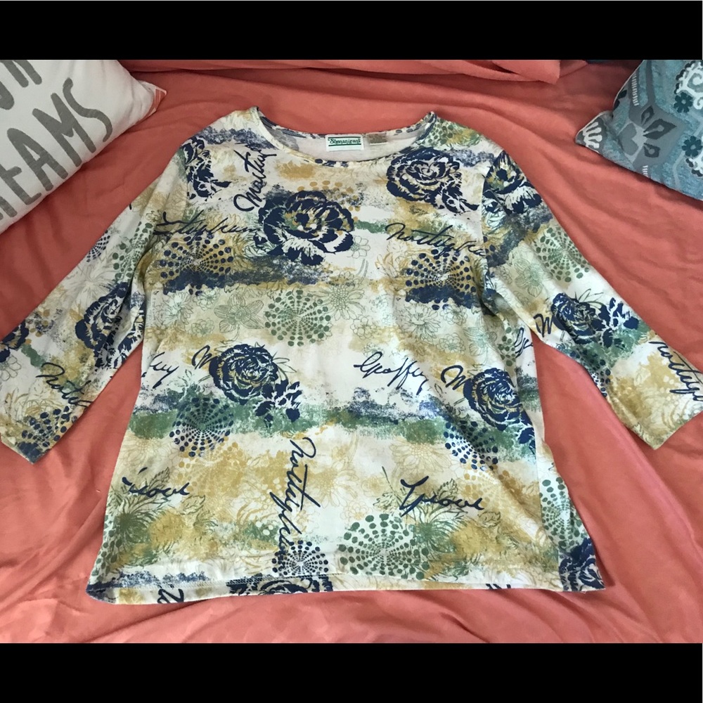 Multicolored Casual Top